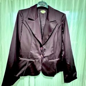 Caché brand , blazer , color plum , size 6